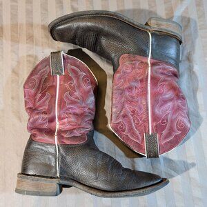 Stylish Two-Tone Western Boots